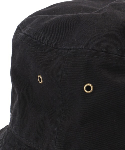 Purple&Yellow（パープルアンドイエロー）の「コットンツイルバゲットハット（ハット・メンズ・ブラック・FREE）」の3枚目の写真