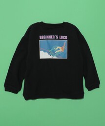 FREAK'S STORE | ▽WEB限定 NOPPO×FREAK'S STORE 別注 KIDS バックプリント クルーネック スウェット/BEGINNER'S LUCK(スウェット)