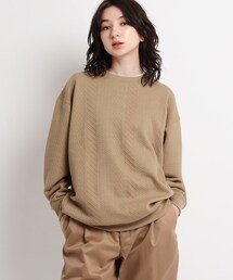 BASECONTROL（ベースコントロール）の「◆Horizon dream フクレジャカードクルーネックスウェット（Tシャツ/カットソー）」