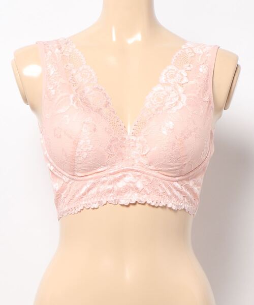 Absorle（アブソール）の「レーシーバストアップ　ナイトブラ（ナイトブラ・レディース・ブラック/ピンク/ネイビー/ホワイト・S/M/L/LL）」の4枚目の写真