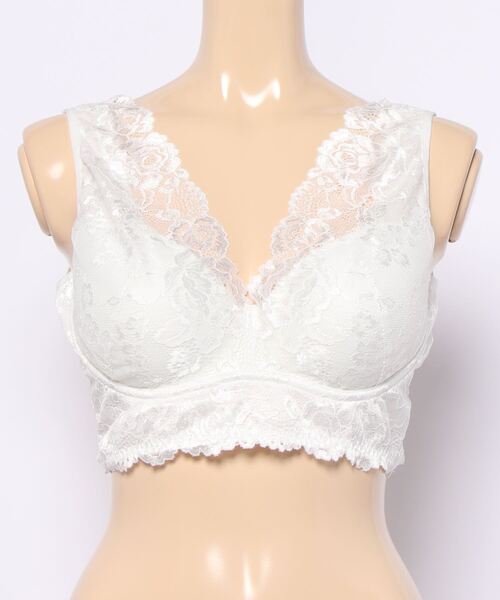 Absorle（アブソール）の「レーシーバストアップ　ナイトブラ（ナイトブラ・レディース・ブラック/ピンク/ネイビー/ホワイト・S/M/L/LL）」の10枚目の写真