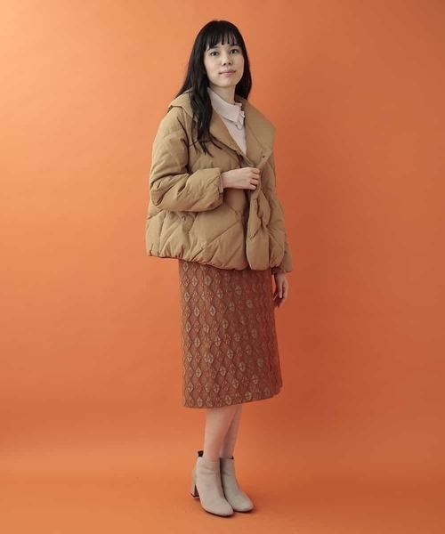 Jocomomola（ホコモモラ）の「ナイロンワッシャーショートダウン