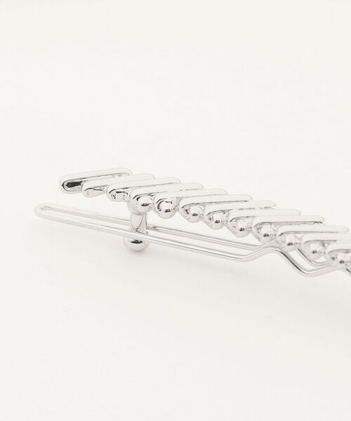 Ray BEAMS(レイビームス)の「Ray BEAMS / ダイアゴナル ヘアピン(ヘアピン・レディース・シルバー・ONE SIZE)」の3枚目の写真