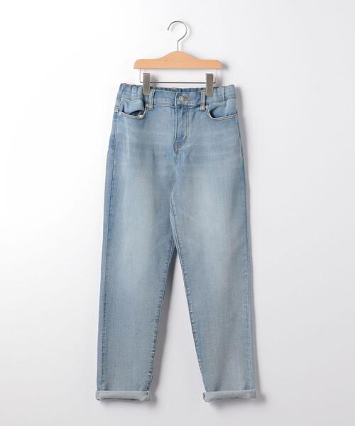 green label relaxing(グリーンレーベルリラクシング)の「【ジュニア】ドビーデニムテーパードパンツ(デニムパンツ・キッズ・ライトブルー/コバルトブルー/ネイビー・165/155/145)」の2枚目の写真