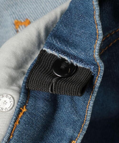 green label relaxing(グリーンレーベルリラクシング)の「【ジュニア】ドビーデニムテーパードパンツ(デニムパンツ・キッズ・ライトブルー/コバルトブルー/ネイビー・165/155/145)」の19枚目の写真