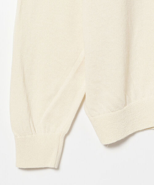 BEAMS（ビームス）の「BEAMS / 美濃和紙 イージー カーディガン（ニット/セーター・メンズ・オフホワイト/チャコールグレー・SMALL/MEDIUM/LARGE/X-LARGE）」の13枚目の写真