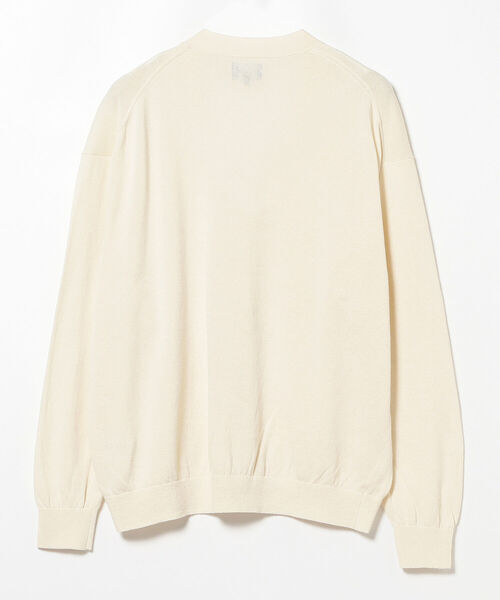 BEAMS（ビームス）の「BEAMS / 美濃和紙 イージー カーディガン（ニット/セーター・メンズ・オフホワイト/チャコールグレー・SMALL/MEDIUM/LARGE/X-LARGE）」の14枚目の写真