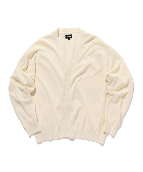 BEAMS（ビームス）の「BEAMS / 美濃和紙 イージー カーディガン（ニット/セーター・メンズ・オフホワイト/チャコールグレー・SMALL/MEDIUM/LARGE/X-LARGE）」の19枚目の写真
