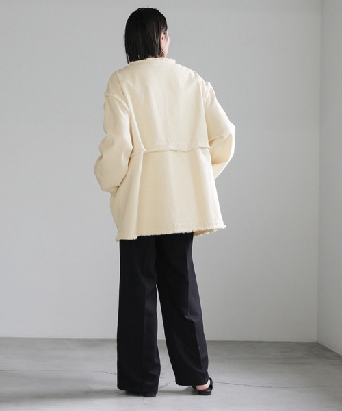 セール】【サイズ展開あり】2wayデニムジャケット（デニムジャケット