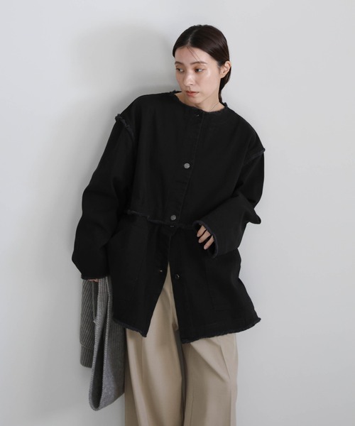 セール】【サイズ展開あり】2wayデニムジャケット（デニムジャケット