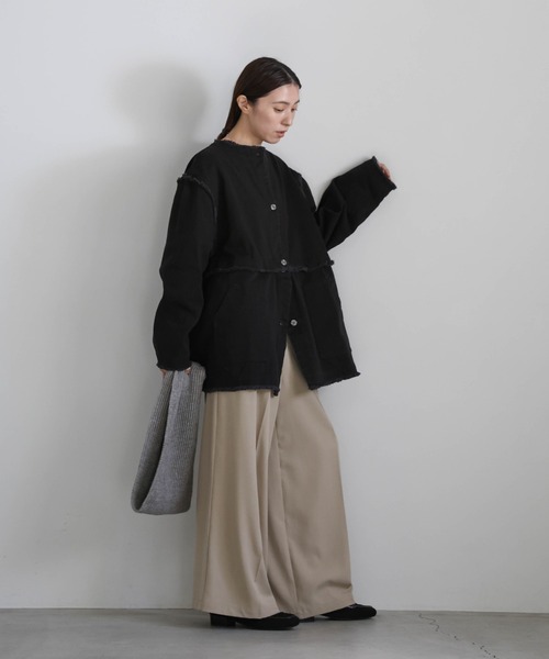 ジャケット・アウター moca セール】【サイズ展開あり】2wayデニムジャケット（デニムジャケット