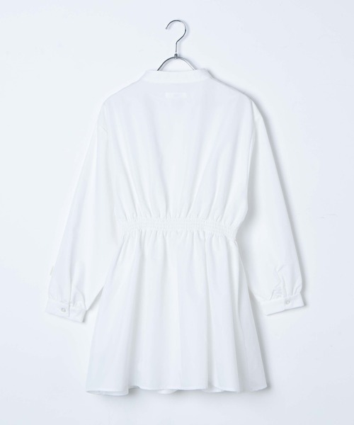 WEGO（ウィゴー）の「WEGO/ボリュームスリーブチュニック（チュニック・レディース・ホワイト/ブラック/ホワイト系その他・FREE）」の19枚目の写真