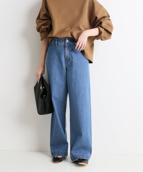 SLOBE IENA LE DENIM バギーパンツ 38 ブルーA SLOBE IENA パンツ デニム ジーンズ 「追加3」LE DENIM バギー