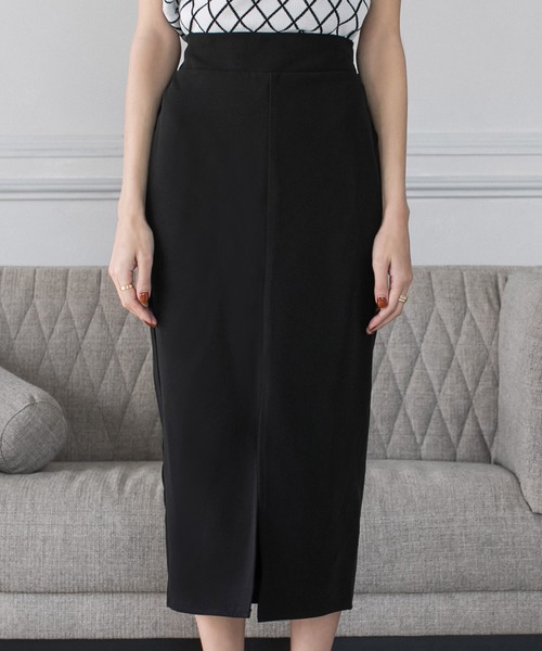 Julia Boutique（ジュリアブティック）の「センタースリットタイトスカート/21068（スカート・レディース・ブラック/ホワイト/ピンク/ネイビー・ONE）」の22枚目の写真