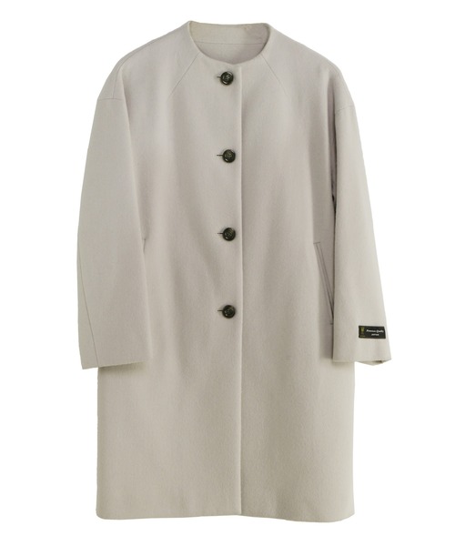 尾州ウールノーカラーコート（ノーカラーコート）｜sankyo
