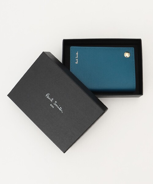 Paul Smith　ポールスミス　ストローグレイン ピボットカードケース Paul Smith（ポールスミス）の「ストローグレイン ピボット