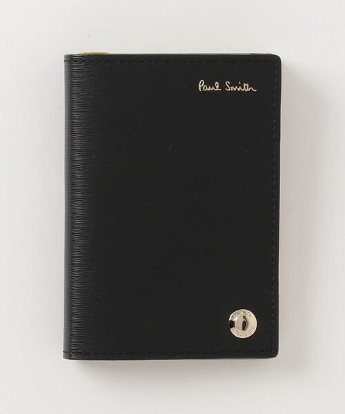 Paul Smith　ポールスミス　ストローグレイン ピボットカードケース Paul Smith（ポールスミス）の「ストローグレイン ピボット