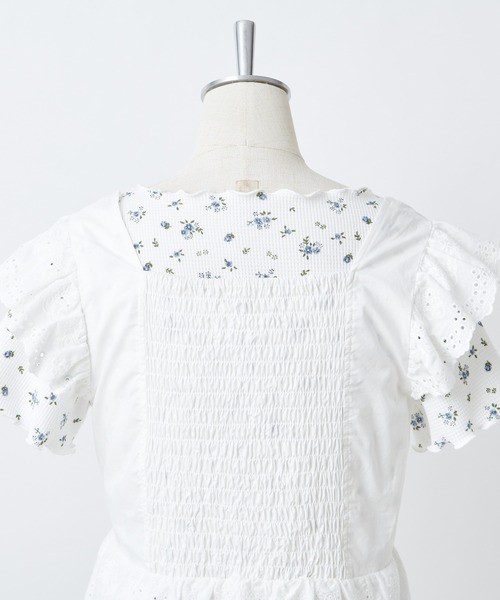one after another NICE CLAUP(ワンアフターアナザーナイスクラップ)の「2枚セットテレコトップス(Tシャツ/カットソー・レディース・アイボリー/ホワイト系その他/ブラウン・FREE)」の10枚目の写真