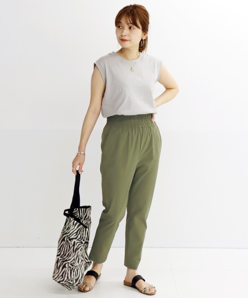 JOURNAL STANDARD（ジャーナルスタンダード）の「■■ナイロンストレッチパンツ◆2（その他パンツ・レディース・ブラック/ライトカーキ/キャメル・40/38/36/34）」の12枚目の写真