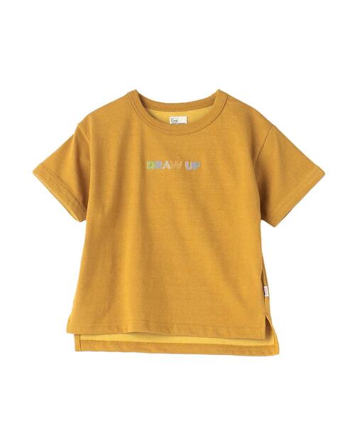 coen（コーエン）の「【coen キッズ/ジュニア】プレーティングビッグシルエットTシャツ（Tシャツ/カットソー・キッズ・ダークグリーン/マスタード・130/110/120/100/140/150）」の6枚目の写真