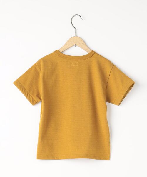 coen（コーエン）の「【coen キッズ/ジュニア】プレーティングビッグシルエットTシャツ（Tシャツ/カットソー・キッズ・ダークグリーン/マスタード・130/110/120/100/140/150）」の7枚目の写真