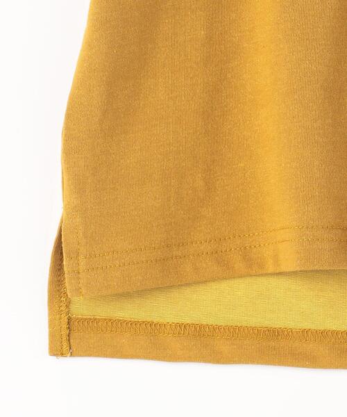 coen（コーエン）の「【coen キッズ/ジュニア】プレーティングビッグシルエットTシャツ（Tシャツ/カットソー・キッズ・ダークグリーン/マスタード・130/110/120/100/140/150）」の10枚目の写真