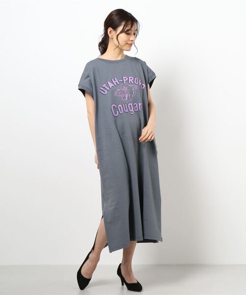 Alore カレッジプリントルーズワンピース ワンピース Koe コエ のファッション通販 Zozotown