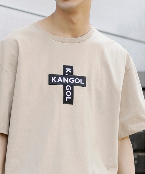 A.S.M（エーエスエム）の「【 KANGOL × A.S.M コラボ 】 カンゴール ユニセックス 16/- USAコットン オーバーサイズ クロス ボックスロゴ Tシャツ（Tシャツ/カットソー・メンズ・ホワイト/ブラック/ベージュ/サックスブルー/ホワイト系その他/スモークピンク/グレイッシュベージュ・48/50/52）」の20枚目の写真