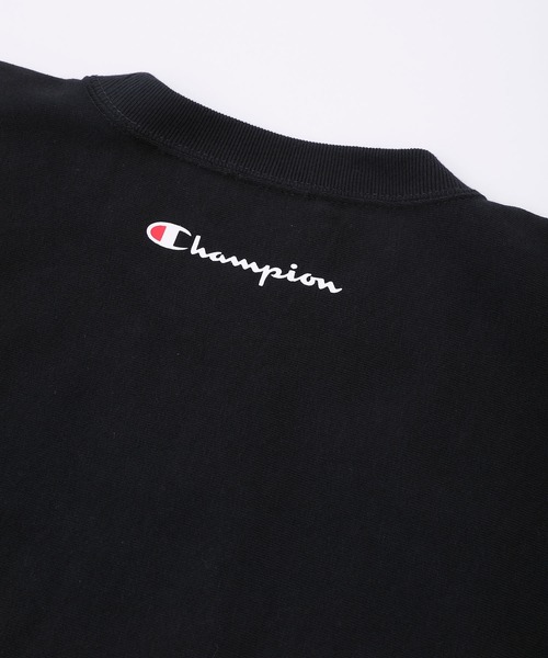 X-girl(エックスガール)の「X-girl × Champion REVERSE WEAVER S/S TEE(Tシャツ/カットソー・レディース・ホワイト/ブラック/レッド/ライトパープル・S/M/L/XL)」の13枚目の写真