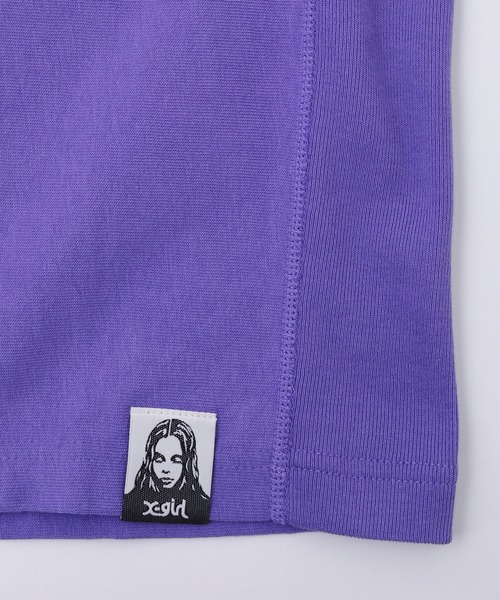 X-girl(エックスガール)の「X-girl × Champion REVERSE WEAVER S/S TEE(Tシャツ/カットソー・レディース・ホワイト/ブラック/レッド/ライトパープル・S/M/L/XL)」の18枚目の写真