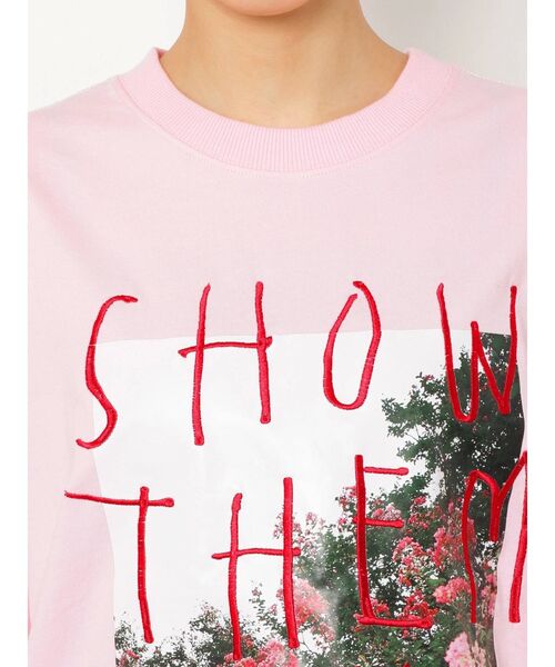 jouetie(ジュエティ)の「グランジフォトロゴ BIG Tシャツ(Tシャツ/カットソー・レディース・ブラック/ピンク/アイボリー・MEDIUM)」の22枚目の写真