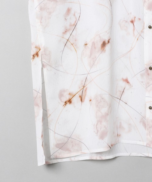 JEANASIS（ジーナシス）の「マーブルガラバンドカラーシャツ/947709（シャツ/ブラウス・レディース・ホワイト系その他/ベージュ系その他/グリーン系その他・FREE）」の11枚目の写真
