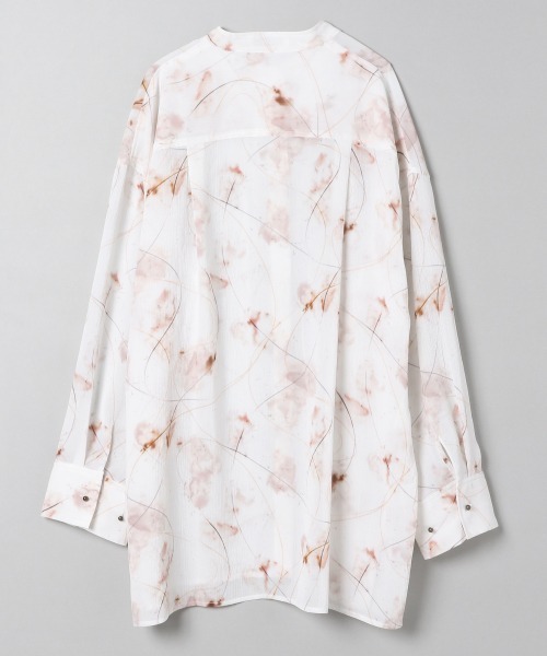 JEANASIS（ジーナシス）の「マーブルガラバンドカラーシャツ/947709（シャツ/ブラウス・レディース・ホワイト系その他/ベージュ系その他/グリーン系その他・FREE）」の7枚目の写真