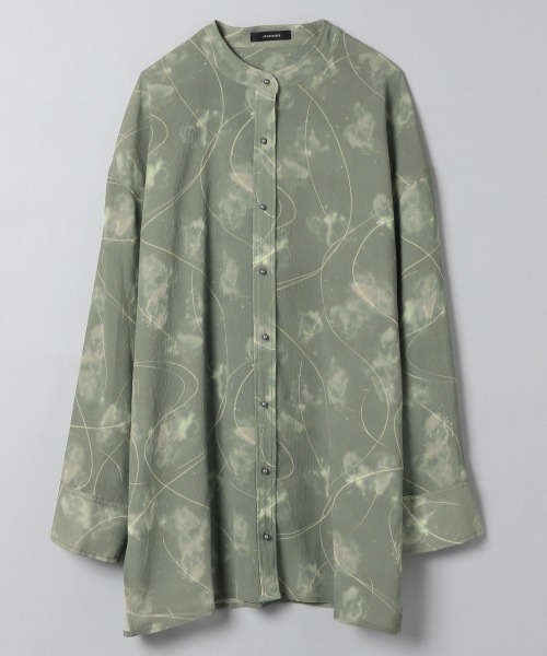 JEANASIS（ジーナシス）の「マーブルガラバンドカラーシャツ/947709（シャツ/ブラウス・レディース・ホワイト系その他/ベージュ系その他/グリーン系その他・FREE）」の17枚目の写真