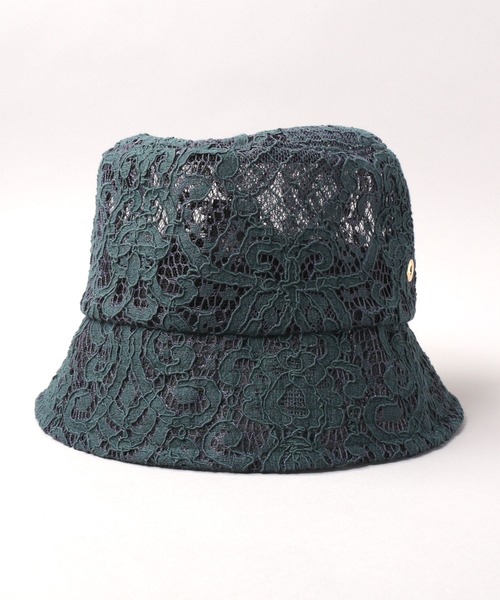 CA4LA（カシラ）の「LACE HAT（ハット・レディース・ライトグレー/グリーン/ブラック・ONESIZE）」の10枚目の写真