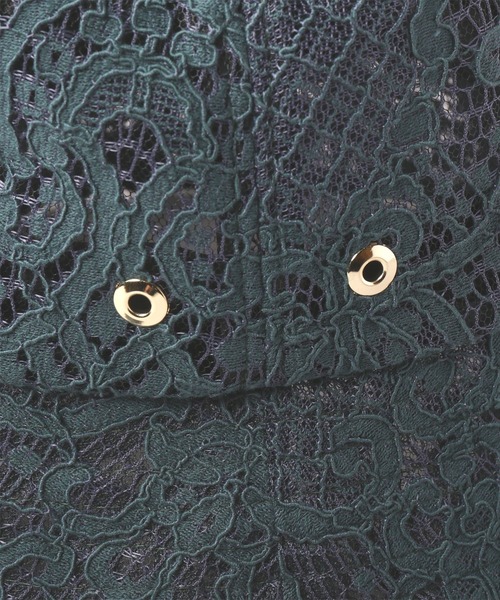 CA4LA（カシラ）の「LACE HAT（ハット・レディース・ライトグレー/グリーン/ブラック・ONESIZE）」の4枚目の写真