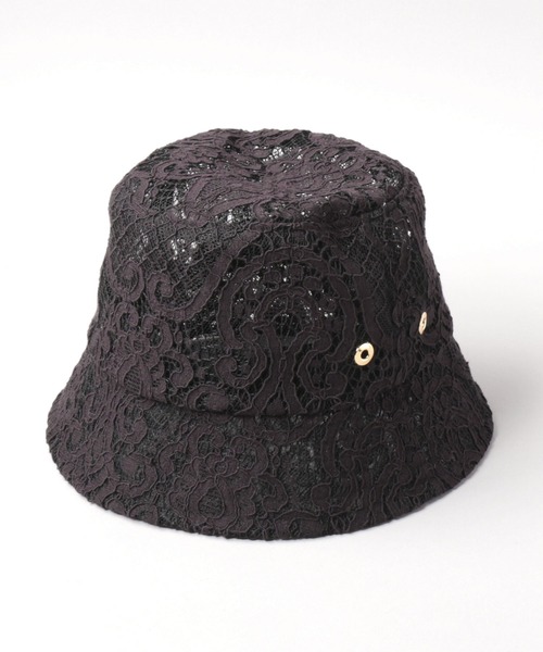 CA4LA（カシラ）の「LACE HAT（ハット・レディース・ライトグレー/グリーン/ブラック・ONESIZE）」の7枚目の写真