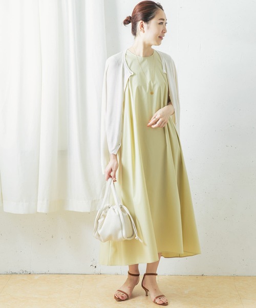 URBAN RESEARCH ROSSO（アーバンリサーチロッソ）の「ウォッシャブルカーディガン（カーディガン/ボレロ・レディース・ホワイト/ホワイト系その他/ベージュ系その他/ネイビー/グリーン/ラベンダー・FREE）」の21枚目の写真