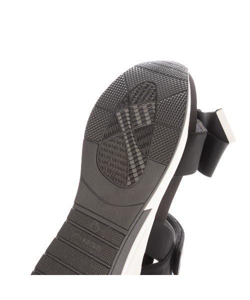 Realta（レアルタ）の「Realta(レアルタ) リボンがかわいいスポーツ サンダル（サンダル・レディース・ブラック/ライトグレー/ピンクベージュ/アイボリー/ミント/パープル・M/S/L/LL）」の15枚目の写真