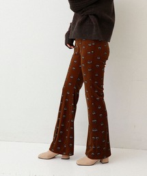 【MATURED】Pattern velour pants(パターンベロアパンツ)