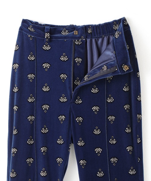 MATURED（マチュアード）の「【MATURED】Pattern velour pants（パターンベロアパンツ）（その他パンツ・レディース・ブラウン/ブルー・1/2）」の8枚目の写真