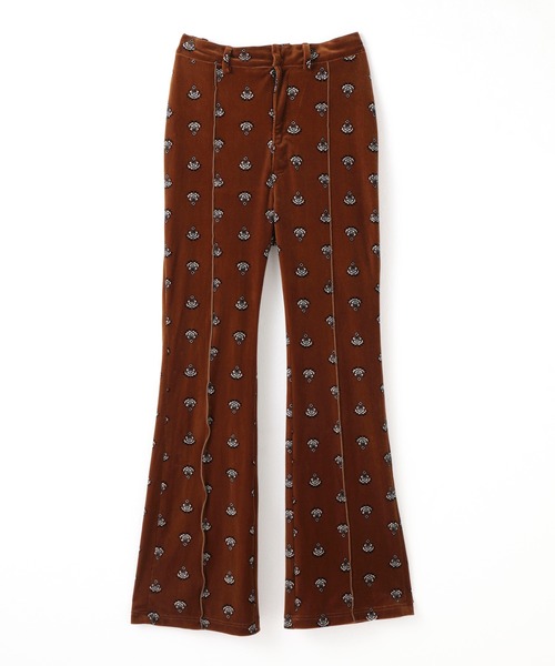 MATURED（マチュアード）の「【MATURED】Pattern velour pants（パターンベロアパンツ）（その他パンツ・レディース・ブラウン/ブルー・1/2）」の17枚目の写真