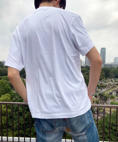 PROJECT SR'ES(プロジェクトエスアールエス)の「【SPONGEBOB/スポンジボブ】サーフボードプリントTシャツ(Tシャツ/カットソー・メンズ・ブラック/ホワイト・LARGE/MEDIUM/X-LARGE)」の8枚目の写真