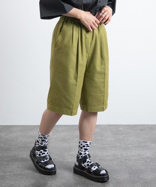 kutir（クティール）の「【セットアップ可能！】ハーフパンツ（その他パンツ・レディース・ライトグリーン/ブルーグリーン/ブラック・MEDIUM/SMALL/LARGE）」の10枚目の写真