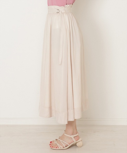 WILLSELECTION(ウィルセレクション)の「ソフトシアーオーガンフレアスカート(スカート・レディース・ベージュ/ミント/ブルー系その他・MEDIUM)」の16枚目の写真