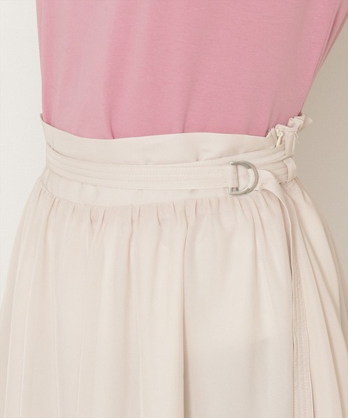 WILLSELECTION(ウィルセレクション)の「ソフトシアーオーガンフレアスカート(スカート・レディース・ベージュ/ミント/ブルー系その他・MEDIUM)」の12枚目の写真