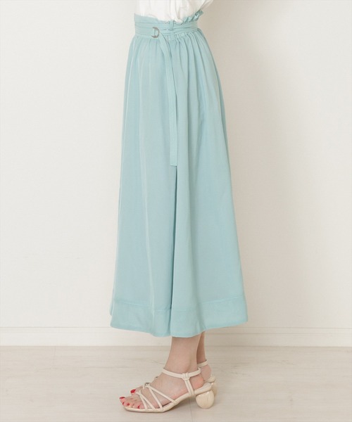 WILLSELECTION(ウィルセレクション)の「ソフトシアーオーガンフレアスカート(スカート・レディース・ベージュ/ミント/ブルー系その他・MEDIUM)」の17枚目の写真