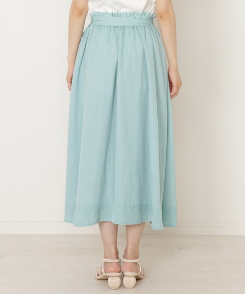 WILLSELECTION(ウィルセレクション)の「ソフトシアーオーガンフレアスカート(スカート・レディース・ベージュ/ミント/ブルー系その他・MEDIUM)」の15枚目の写真