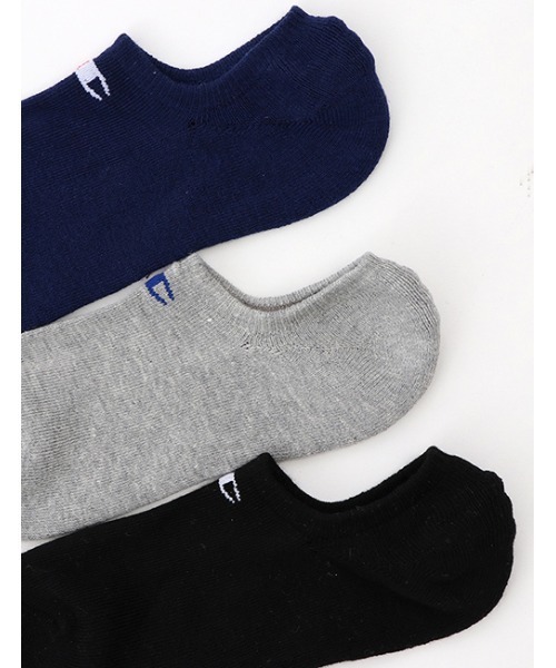 Champion(チャンピオン)の「【Champion/チャンピオン】メンズ 【3足組】 ゴーストソックス 無地【ハーフパイル】(ソックス/靴下・メンズ・ブラック/その他/ホワイト・MEDIUM/SMALL/LARGE)」の7枚目の写真