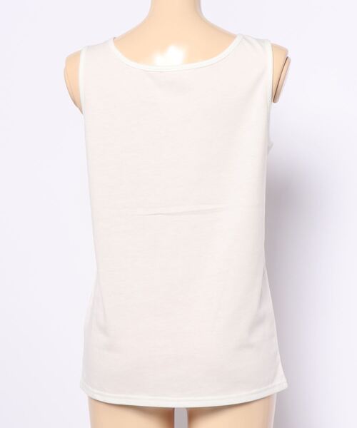 Lugnoncure（ルノンキュール）の「透かしニットSET（アンサンブル・レディース・モカ/ベージュ/オフホワイト・ﾌﾘ-）」の8枚目の写真